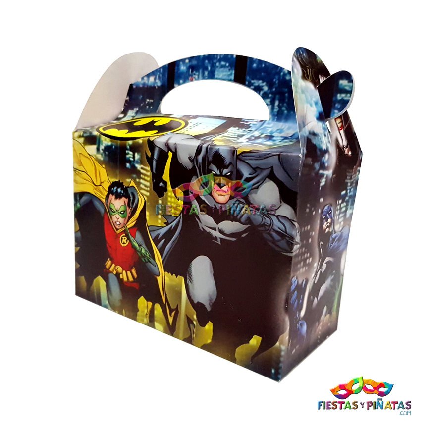 CAJAS PARA SORPRESAS BATMAN X 6 UNIDADES - Fiestas y Piñatas Bogotá ✓ -  Piñatería Online